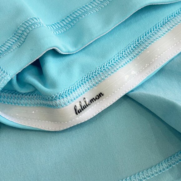 lululemon Cyan Blue SeaWheeze Pace Rival Mid-Rise Skirt size 4 - Picture 11 of 14